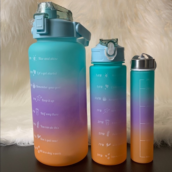 Other - Inspirational/ Motivational Water Bottle 3 in 1 ( 64oz,32oz,8oz) (NWOT)